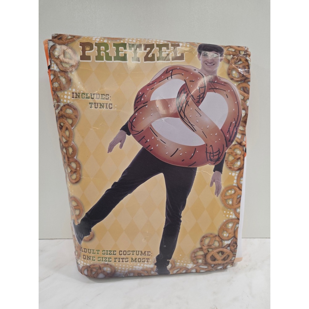 Funny Novelty Costume Pretzel Tunic Food EraSpooky Adult OSFA Brown